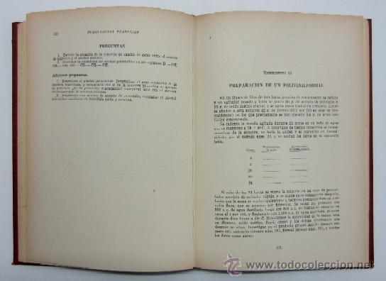 Libros de segunda mano de ciencias: SUBSTANCIAS PLASTICAS EXPERIMENTALES Y RESINAS SINTETICAS - Foto 6