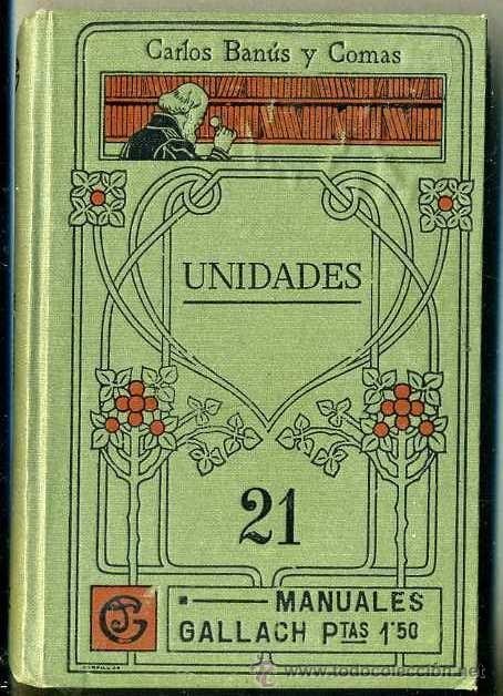 Libros de segunda mano de ciencias: MANUALES GALLACH : BAN&Uacute;S Y COMAS - UNIDADES - Foto 1