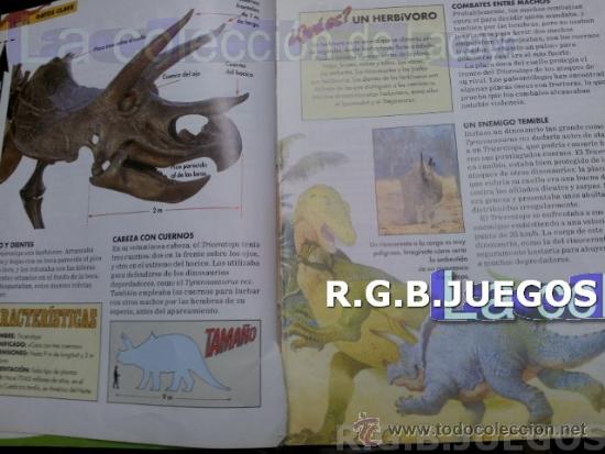 Libros de segunda mano: TOMO 1 DE LOS DINOSAURIOS CON LAMINAS EN 3D - Foto 3