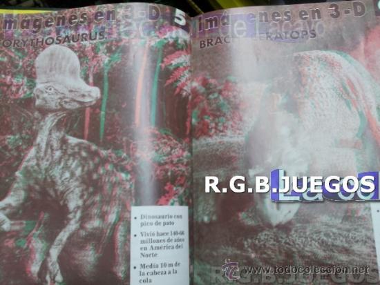 Libros de segunda mano: TOMO 1 DE LOS DINOSAURIOS CON LAMINAS EN 3D - Foto 5