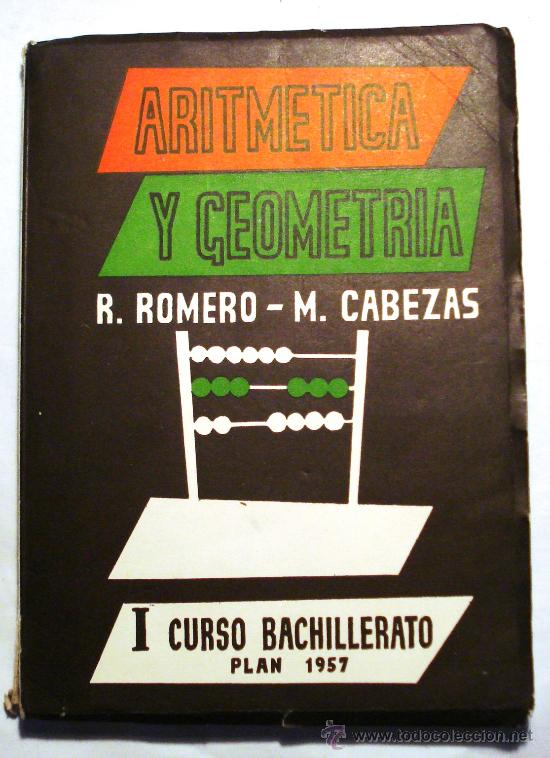 Libros de segunda mano de ciencias: ARITMETICA Y GEOMETRIA - ROMERO -CABEZAS - Foto 1
