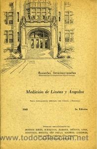 Libros de segunda mano de ciencias: MEDICI&Oacute;N DE L&Iacute;NEAS Y &Aacute;NGULOS. ESCUELAS INTERNACIONALES - Foto 1