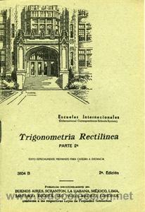 Libros de segunda mano de ciencias: TRIGONOMETR&Iacute;A RECTIL&Iacute;NEA. ESCUELAS INTERNACIONALES - Foto 1