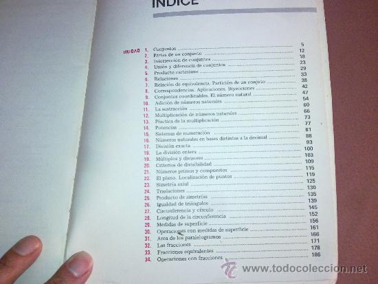 Libros de segunda mano de ciencias: MATEMATICAS BASICAS 5&ordm; EGB LIBRO DE CONSULTA DEL ALUMNO ADICIONES ANAYA 1972 - Foto 6