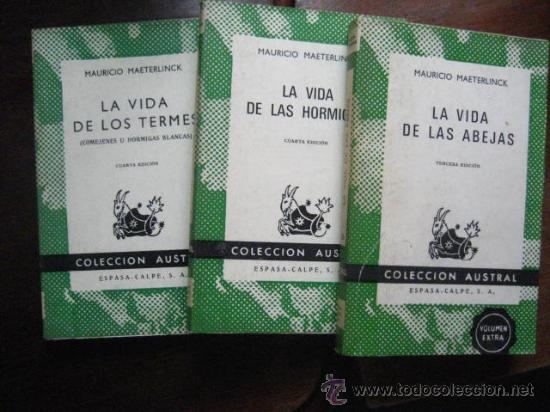 Libros de segunda mano: la vida de los termes. maeterlinck, 385 n&ordm; austral v1 m6 - Foto 2