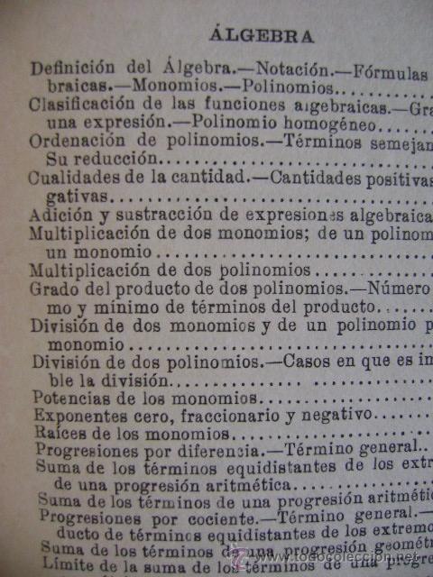 Libros de segunda mano de ciencias: F Toral, &Aacute;lgebra y Trigonometr&iacute;a. - Foto 3