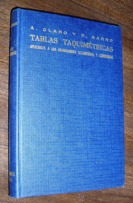Libros de segunda mano de ciencias: Tablas taquimetricas - Foto 1