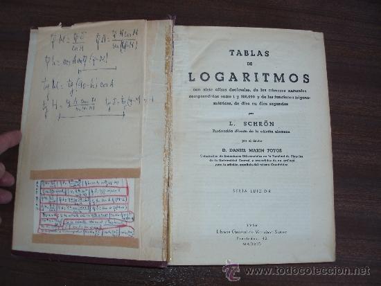 Libros de segunda mano de ciencias: Tablas de logaritmos de Schr&ouml;n - Foto 2