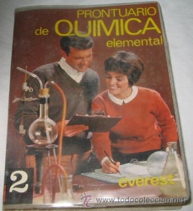 Libros de segunda mano de ciencias: PRONTUARIO DE QU&Iacute;MICA ELEMENTAL, ED. EVEREST, DE 1964 - Foto 1
