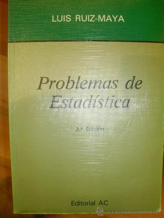 Libros de segunda mano de ciencias: PROBLEMAS DE ESTAD&Iacute;STICA (Madrid, 1989) 2&ordf; ed. - Foto 1