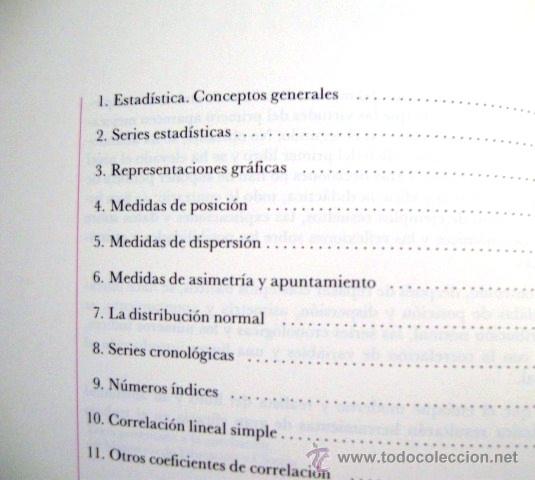 Libros de segunda mano de ciencias: ESTADISTICA 4 - F.P. SEGUNDO GRADO, SEGUNDO CURSO (1989) - Foto 2