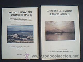 Libros de segunda mano: DIRECTRICES Y T&Eacute;CNICAS PARA LA ESTIMACI&Oacute;N DE IMPACTOS - Foto 1