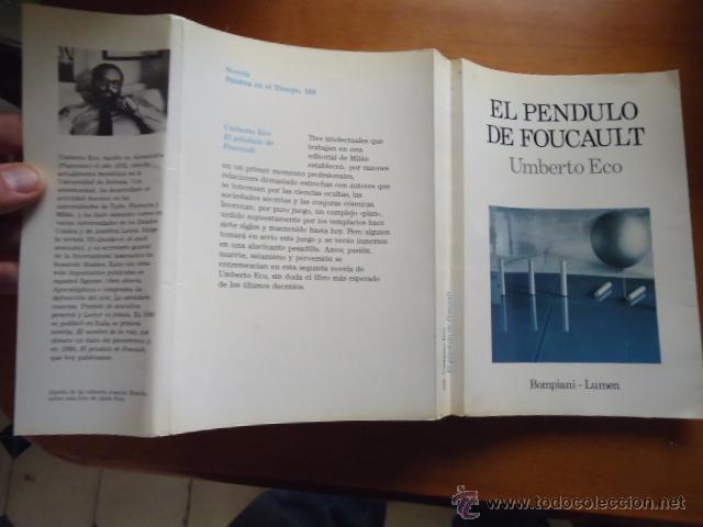 Libros de segunda mano: libro - el pendulo de foucault - umberto eco - 584 paginas - Foto 1