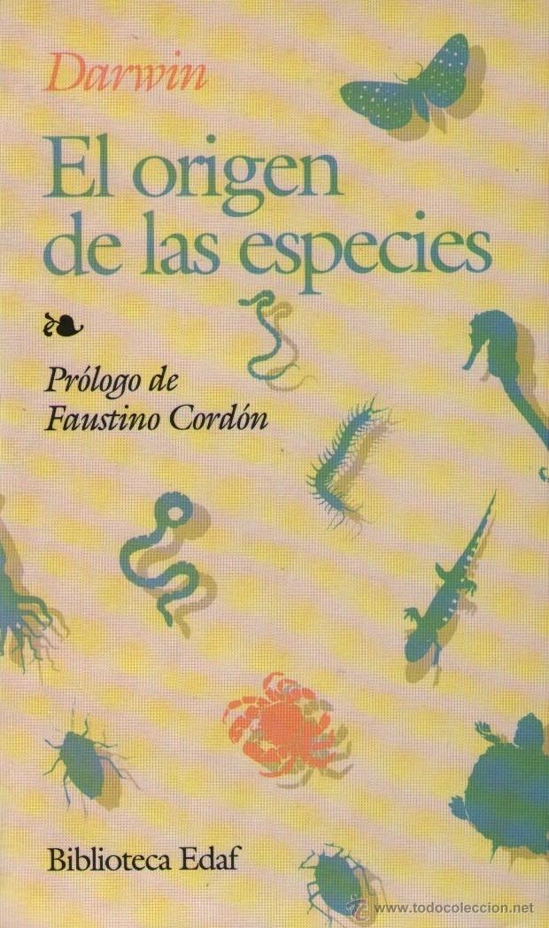 Libros de segunda mano: EL ORIGEN DE LAS ESPECIES - de CHARLES DARWIN - Editorial EDAF - a&ntilde;o 1991 - Foto 1