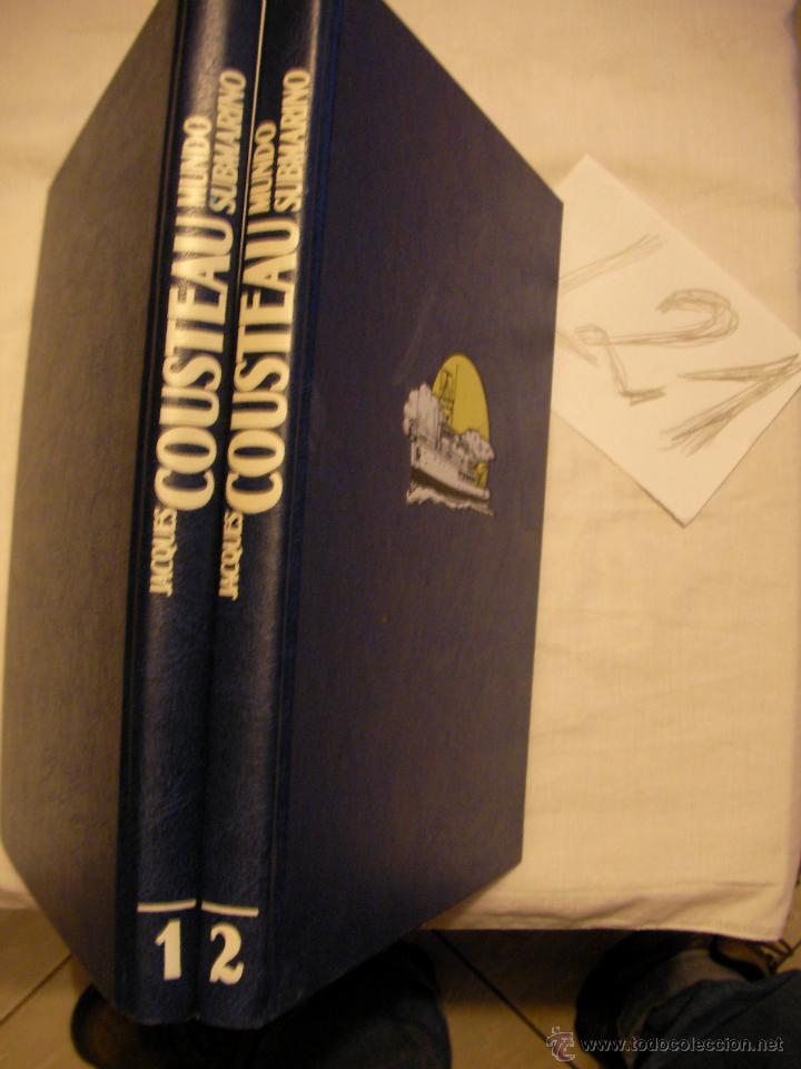 Libros de segunda mano: MUNDO SUBMARINO - JACQUES COUSTEAU (2 VOL.) - Foto 1