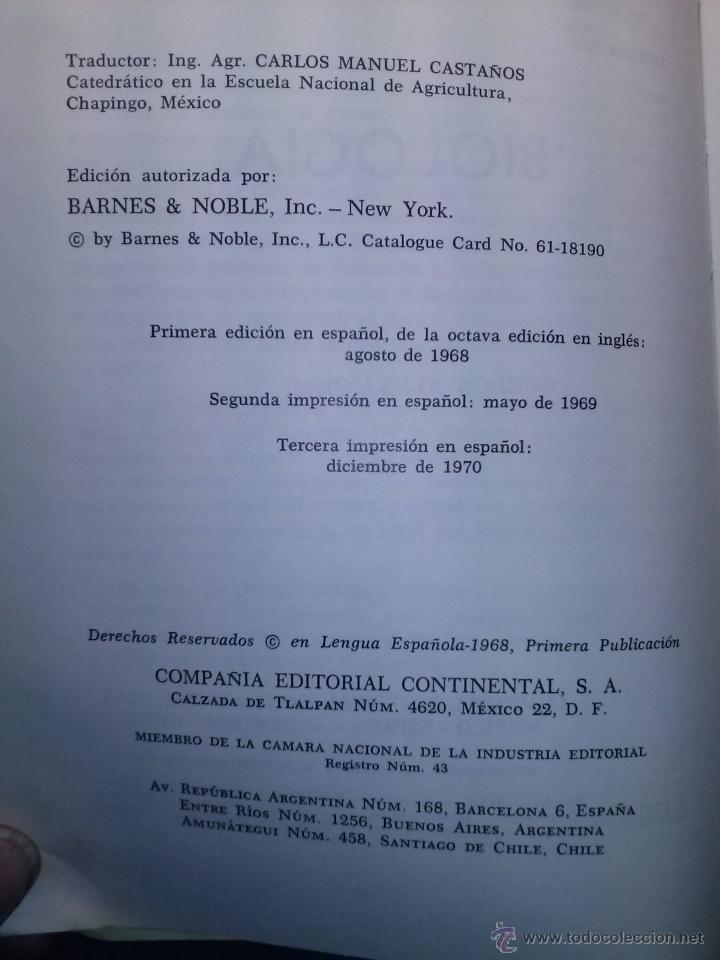 Libros de segunda mano: cecsa serie compendios cientificos (gordon alexander) - Foto 2
