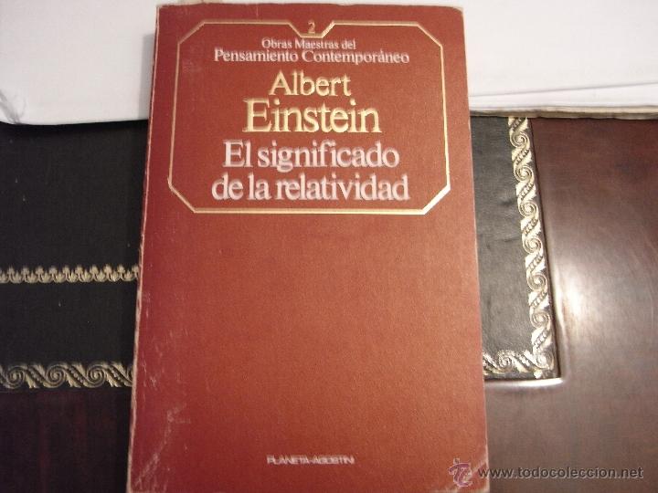 Libros de segunda mano de ciencias: El significado de la relatividad. A. Einstein - Foto 1