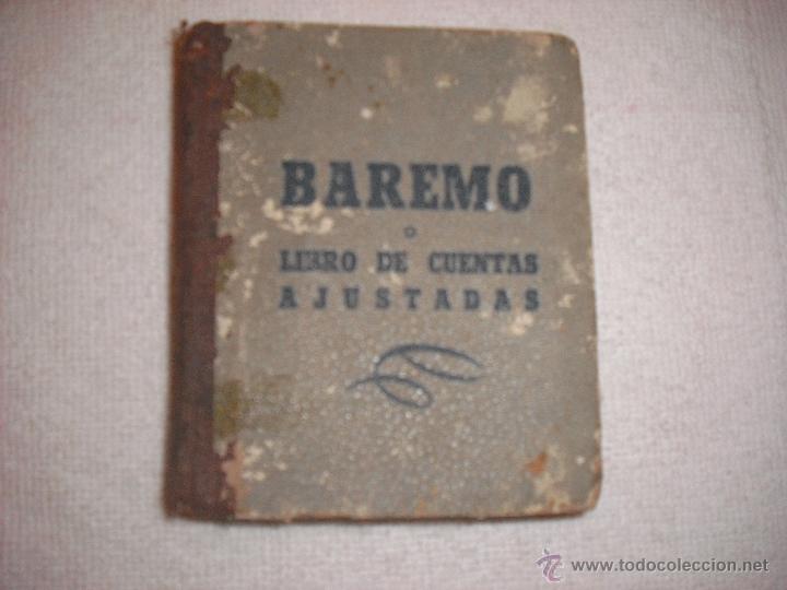 Libros de segunda mano de ciencias: BAREMO O LIBRO DE CUENTAS AJUSTADAS - Foto 1