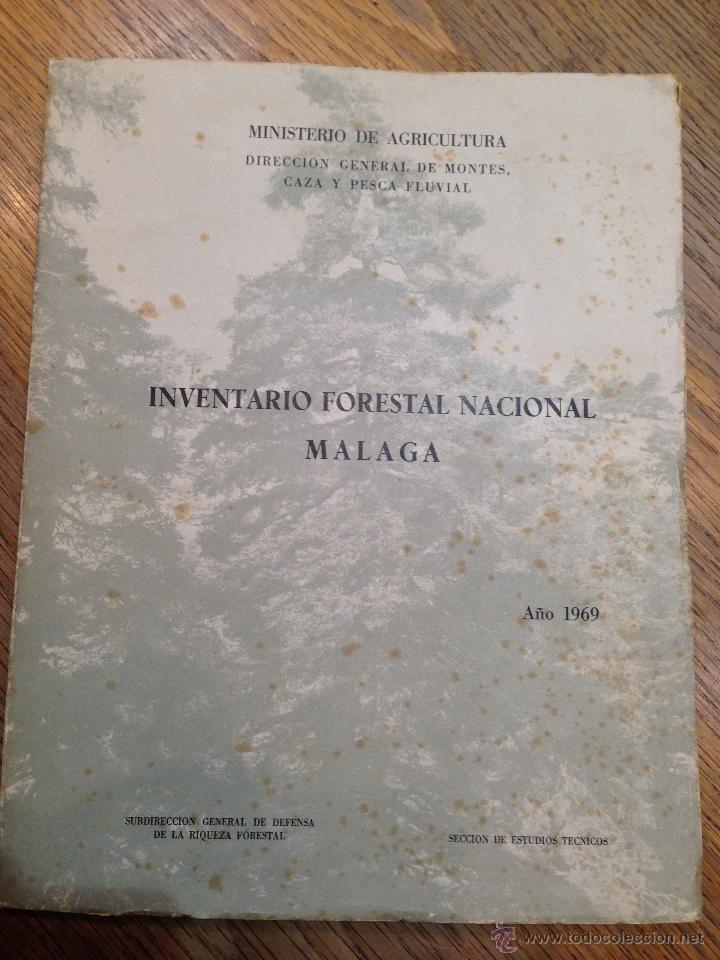Libri di seconda mano: INVENTARIO FORESTAL NACIONAL MALAGA - A&Ntilde;O 1969