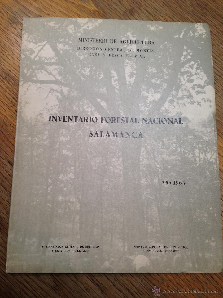 Libri di seconda mano: INVENTARIO FORESTAL NACIONAL SALAMANCA - A&Ntilde;O 1965