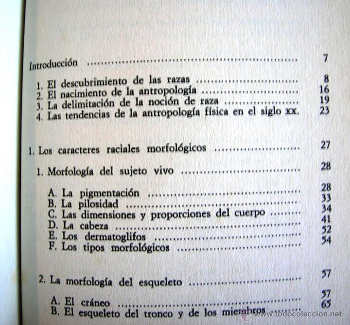 Libros de segunda mano: LAS RAZAS HUMANAS - PAULETTE MARQUER. CON ILUSTRACIONES. ALIANZA EDIT. EN 1985. - Foto 4