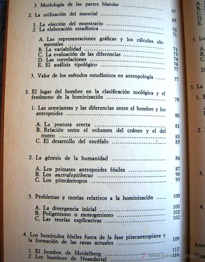 Libros de segunda mano: LAS RAZAS HUMANAS - PAULETTE MARQUER. CON ILUSTRACIONES. ALIANZA EDIT. EN 1985. - Foto 5