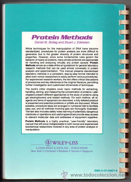 Libros de segunda mano de ciencias: PROTEIN METHODS. BOLLAG. EDELSTEIN. WILEY-LISS. 1992, - Foto 2