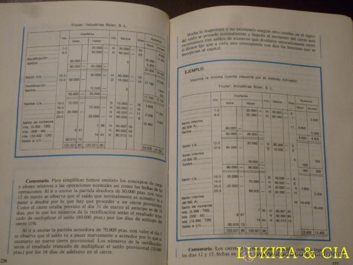 Libros de segunda mano de ciencias: MATEM&Aacute;TICAS COMERCIALES - EDITEX 1986 - Foto 7