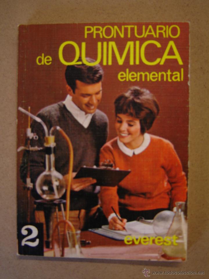 Libros de segunda mano de ciencias: Prontuario de Qu&iacute;mica elemental - Everest - Foto 1