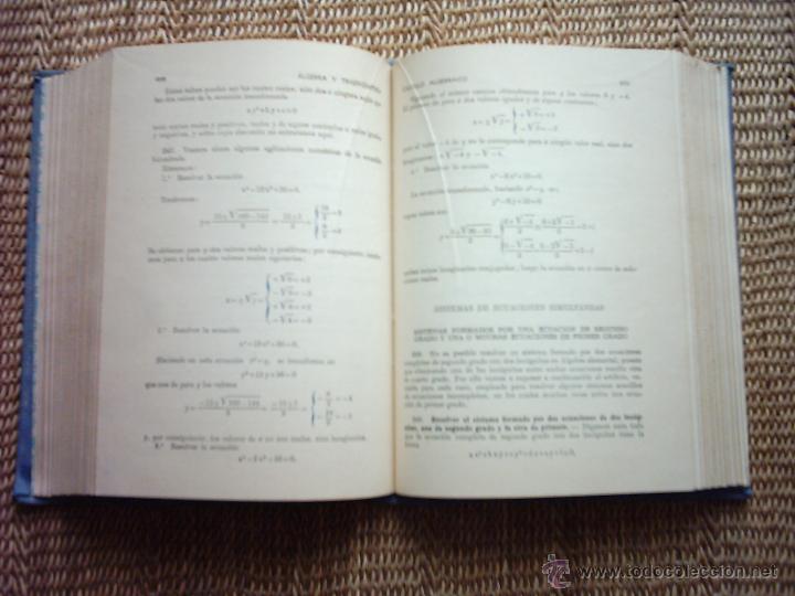 Libros de segunda mano de ciencias: LUIS POSTIGO. MATEM&Aacute;TICAS. 1957. PRIMERA EDICI&Oacute;N. - Foto 2