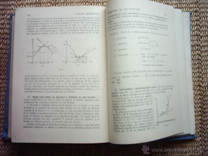 Libros de segunda mano de ciencias: LUIS POSTIGO. MATEM&Aacute;TICAS. 1957. PRIMERA EDICI&Oacute;N. - Foto 3