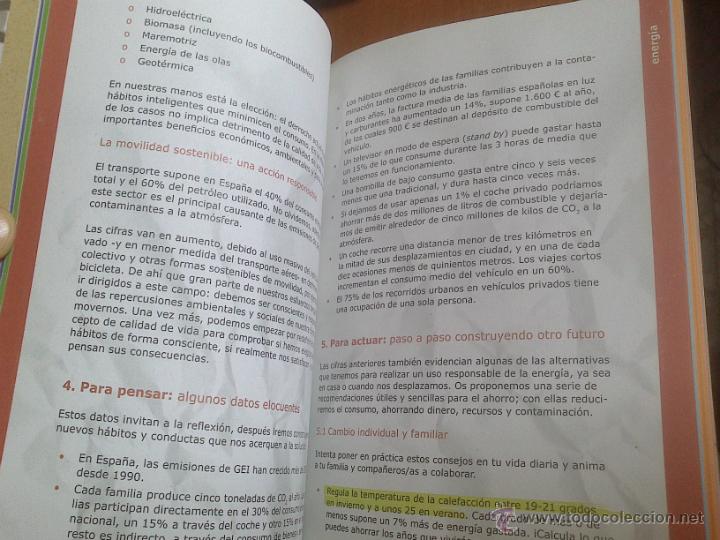 Libros de segunda mano: PIENSA Y ACTUA, GUIA DIDACTICA DE CONSUMO RESPONSABLE - Foto 5