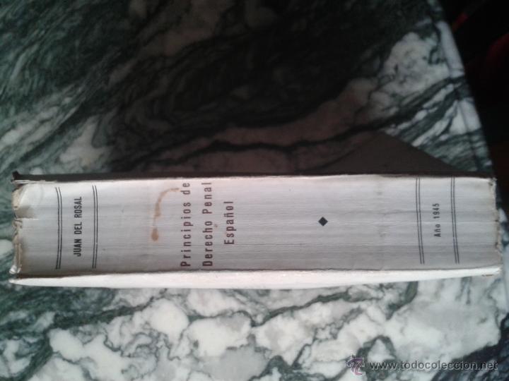 Libros de segunda mano de ciencias: antiguo libro de derecho penal editado en valladolid en 1945 - Foto 3