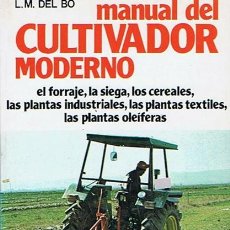 Libros de segunda mano: MANUAL DEL CULTIVADOR MODERNO L.M. DEL BO
