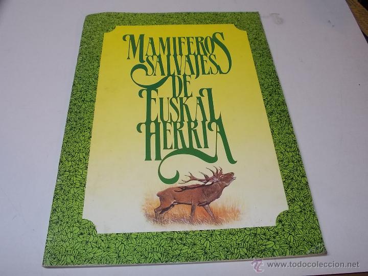 Libros de segunda mano: Mam&iacute;feros salvajes de Euskal Herria, 1.983