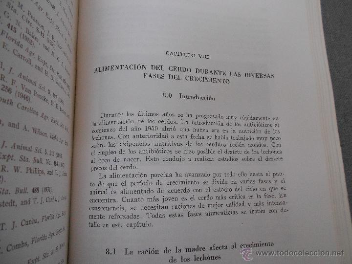 Libros de segunda mano: ALIMENTACION DEL CERDO. - Foto 4