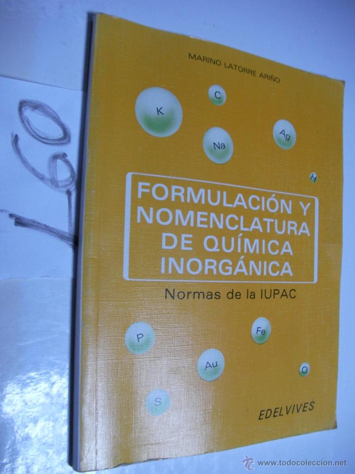 formulacion y nomenclatura de quimica inorganic - Comprar Libros de física, y matemáticas de segunda mano todocoleccion - 81257115