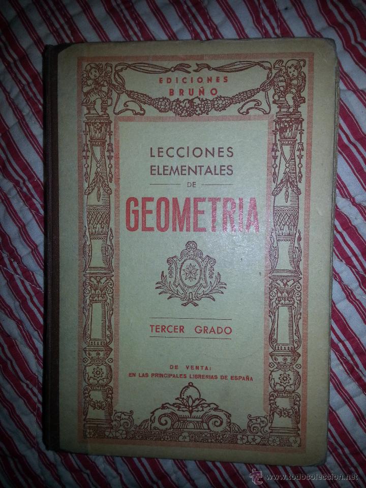 Libros de segunda mano de ciencias: Lecciones elementales de Geometr&iacute;a - Foto 1