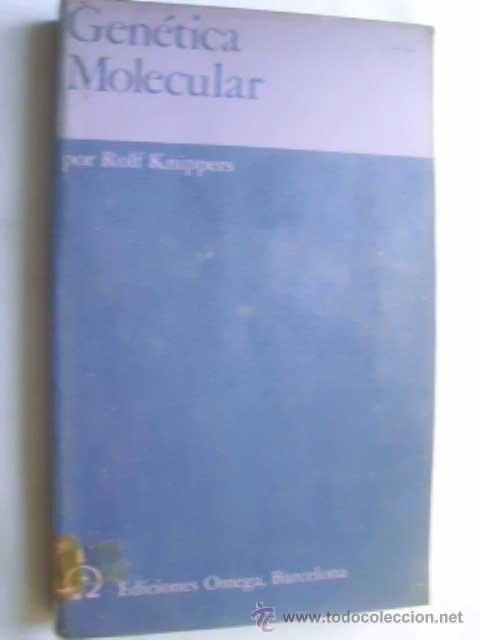 Libros de segunda mano: GEN&Eacute;TICA MOLECULAR. KNIPPERS, Rolf. 1975 - Foto 1