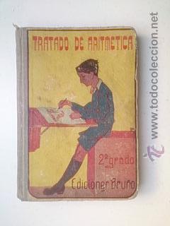 Libros de segunda mano de ciencias: Tratado de aritmetica, bru&ntilde;o, 2 grado. - Foto 1