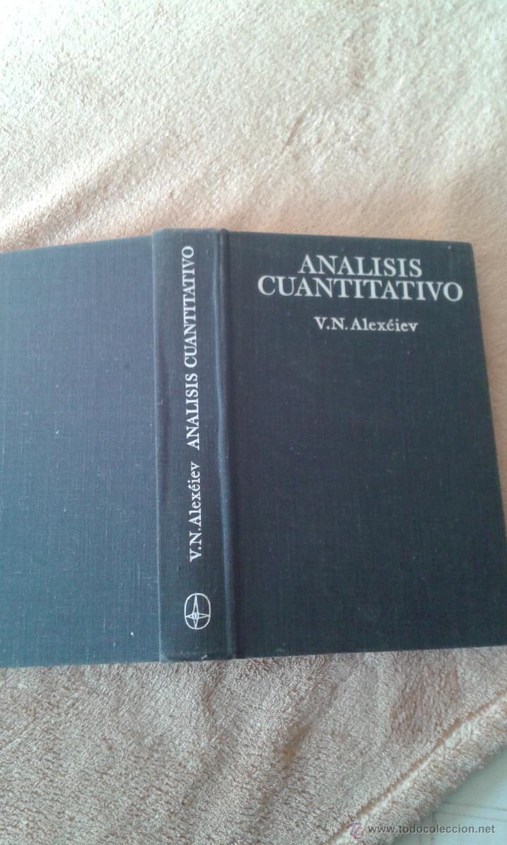Libros de segunda mano de ciencias: ANALISIS CUANTITATIVO -ED. MIR MOSCU- - Foto 1