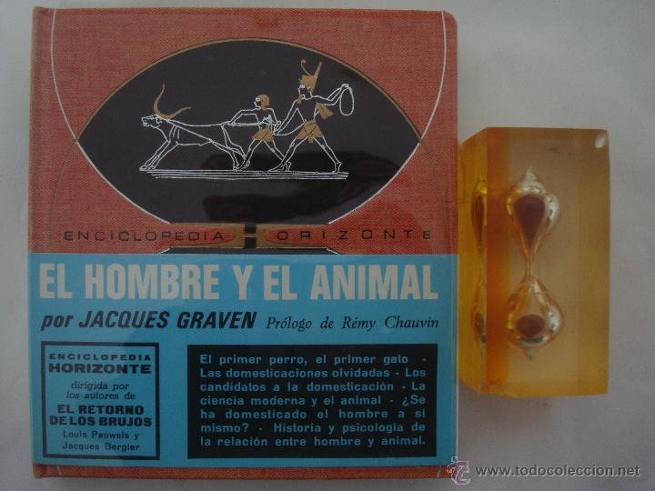 Libros de segunda mano: JACQUES GRAVEN. EL HOMBRE Y EL ANIMAL. 1970.ILUSTRADO. HORIZONTES - Foto 1