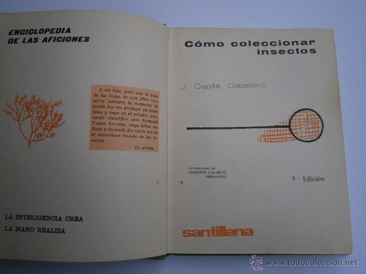 Libros de segunda mano: C&oacute;mo coleccionar insectos! - Interesante libro did&aacute;ctico - Foto 2