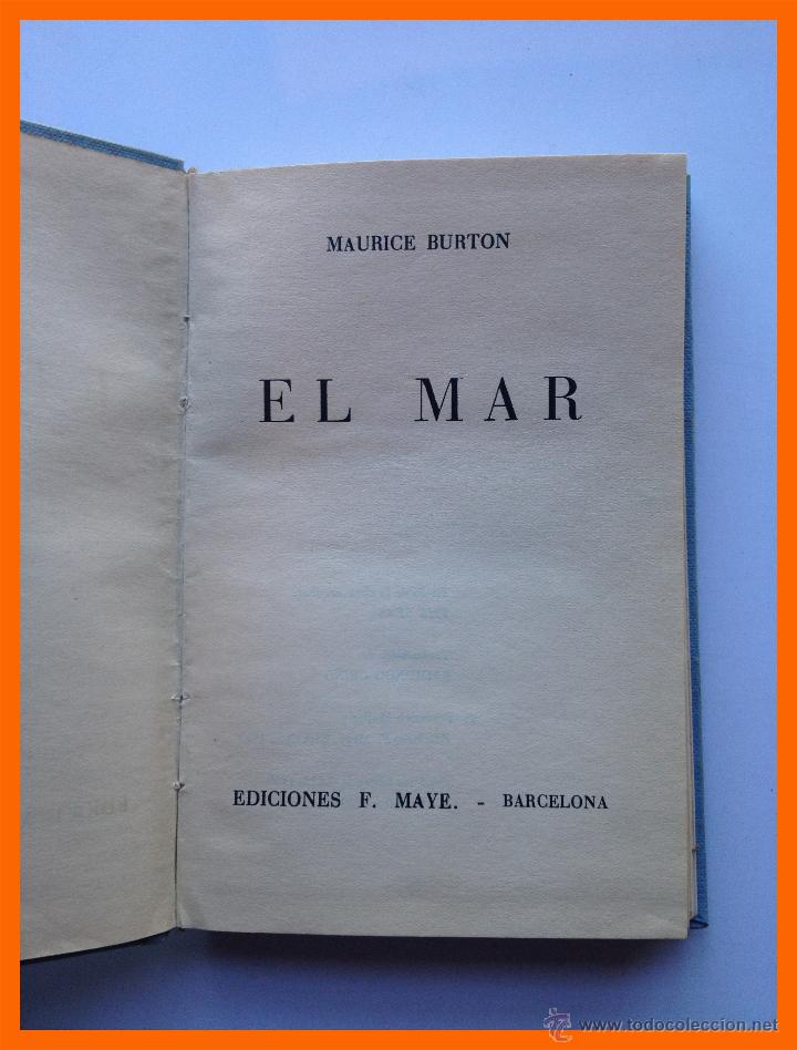 Libros de segunda mano: El Mar - Maurice Burton - Foto 1