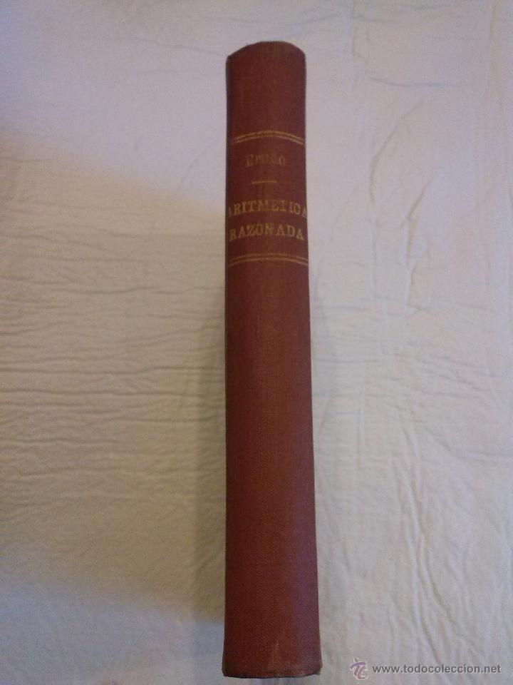 Libros de segunda mano de ciencias: Tratado te&oacute;rico-pr&aacute;ctico de Aritm&eacute;tica razonada - Foto 3