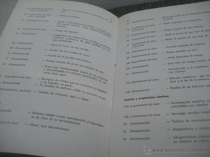 Libros de segunda mano de ciencias: F&iacute;sica B&aacute;sica Nuffield. Guia de Experimentos I. Edit. Reverte 1972 - Foto 6