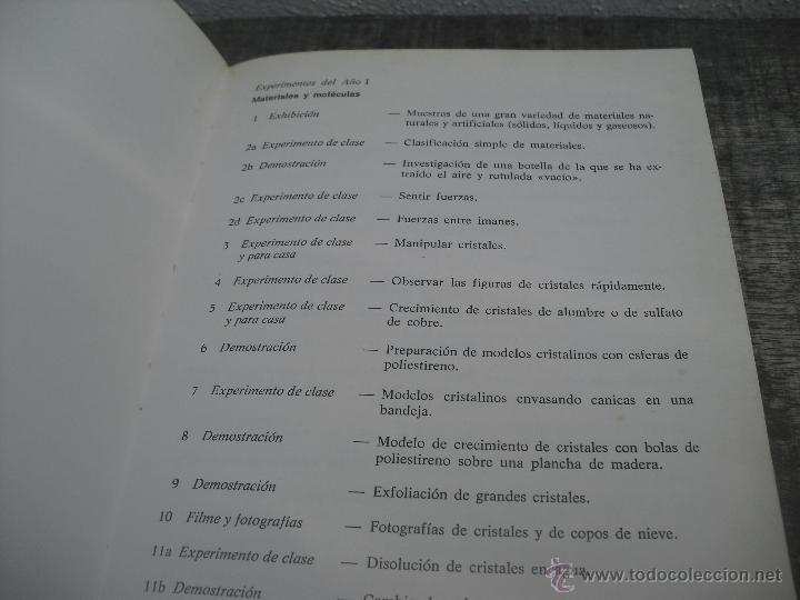 Libros de segunda mano de ciencias: F&iacute;sica B&aacute;sica Nuffield. Guia de Experimentos I. Edit. Reverte 1972 - Foto 7