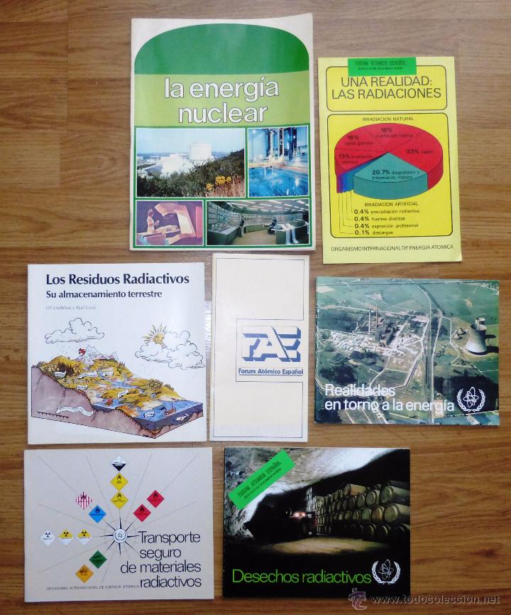 Libros de segunda mano de ciencias: Lote de 7 Publicaciones sobre la Energ&iacute;a Nuclear - Foto 1