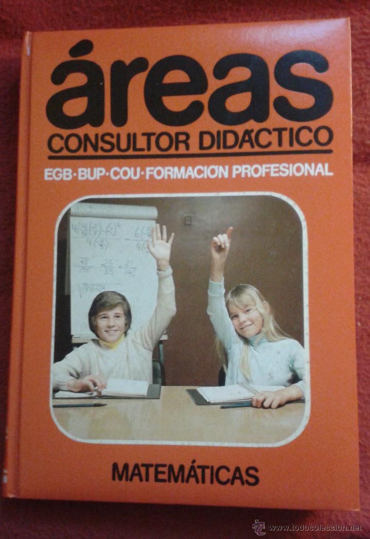 Libros de segunda mano de ciencias: &Aacute;REAS CONSULTOR DID&Aacute;CTICO - MATEM&Aacute;TICAS - CREDSA - Foto 1