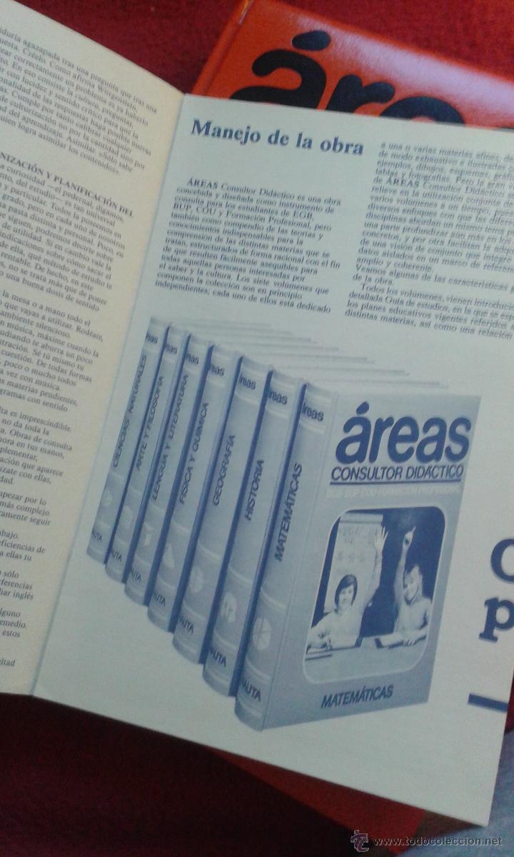 Libros de segunda mano de ciencias: &Aacute;REAS CONSULTOR DID&Aacute;CTICO - MATEM&Aacute;TICAS - CREDSA - Foto 4